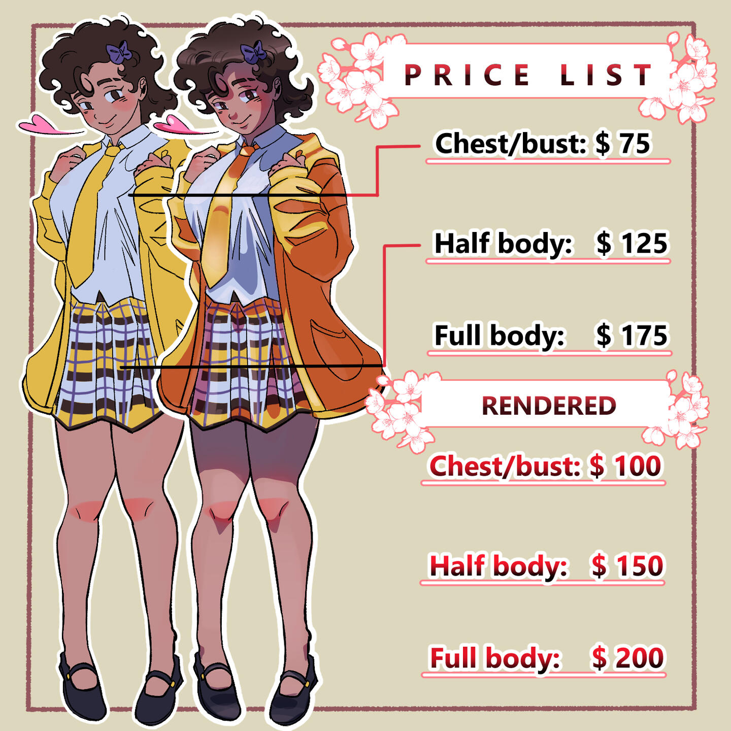 Full size prices
